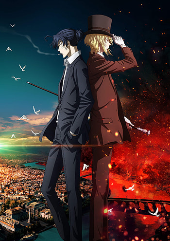 Moriarty the patriot, Anime, Fire, Londres, London, Fond d'écran, Bridge HD phone wallpaper