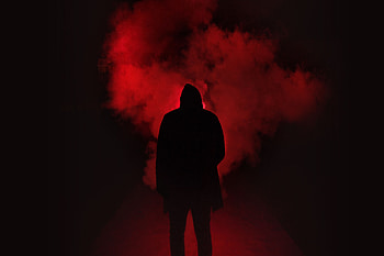 Smoke, Dark, Silhouette, Hood HD wallpaper