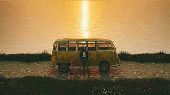 Long Trip, artist, artwork, digital-art, artstation HD wallpaper