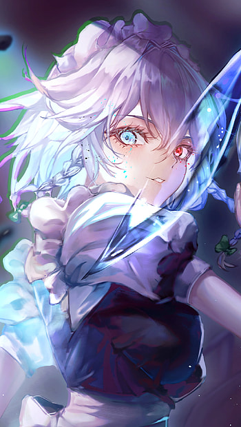 Sakuya Izayoi, Anime, Touhou HD phone wallpaper