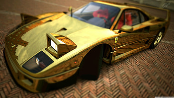 ... ferrari f40 gold high definition mobile ... HD wallpaper