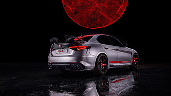 2026 Alfa Romeo Giulia Quadrifoglio Luna Rossa, Sedan, Turbo, V6, car HD wallpaper
