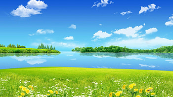 Simple summer , Minimalistic design, Stunning simplicity, Relaxing and calming HD wallpaper
