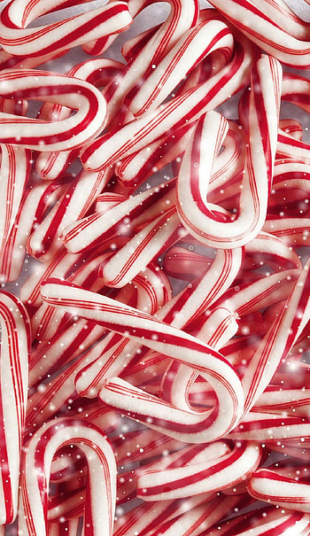 Candy cane bliss, Sweet stripes, Irresistible treats, Holiday sweetness HD phone wallpaper
