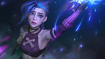 Arcane Jinx Fan Art , arcane, netflix, jinx-league-of-legends, tv-shows, league-of-legends, artstation HD wallpaper
