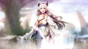 Fantasy Girl, Angel, Game, Fantasy, Beauty HD wallpaper