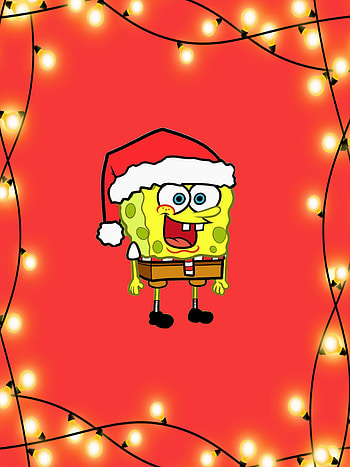 Christmas, SpongeBob HD phone wallpaper