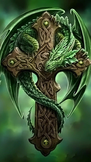 Celtic, Dragons HD phone wallpaper