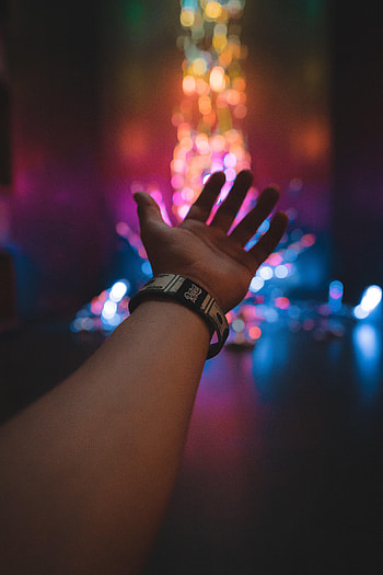 Night, Dark, Glare, Hand, Bracelet HD phone wallpaper