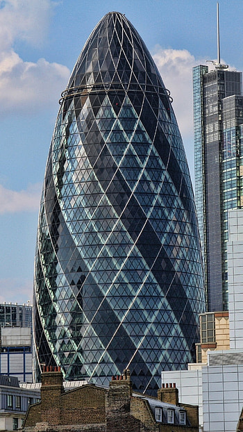 Man made London, The Gherkin, Architecture cityscape, London city HD phone wallpaper