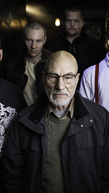 Patrick Stewart, Green Room movie , Anton Yelchin tribute, Best movies of 2016 HD phone wallpaper