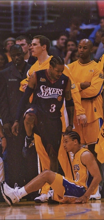 Allen Iverson, sports uniform, basketball HD phone wallpaper