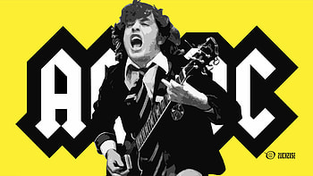 AC/DC, Angus Young, band members, rock music HD wallpaper
