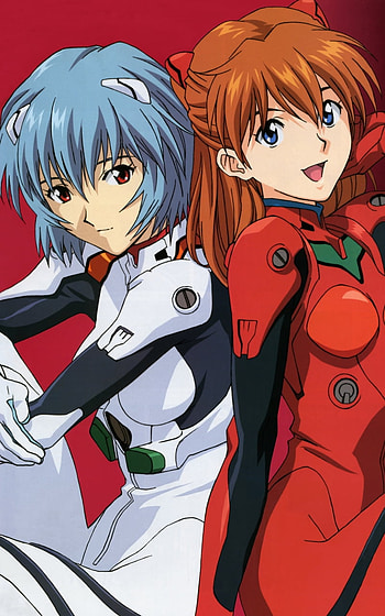 Rei Ayanami, Asuka Langley Sohryu, Anime, Neon Genesis Evangelion HD phone wallpaper