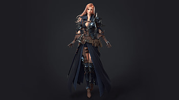 Fantasy Art Woman, cgi, dark background, fantasy art, 3d HD wallpaper