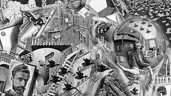 M.C. Escher, Other artist, Escher , Graphic art HD wallpaper
