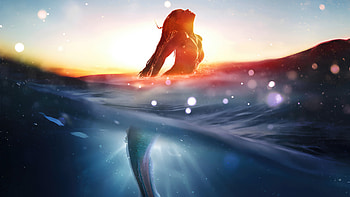 2023 The Little Mermaid, halle-bailey, the-little-mermaid-2023, the-little-mermaid, 2023-movies, animated-movies, ariel, mermaid HD wallpaper