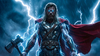 Thor Last Hope, thor, superheroes, artwork, art, digital-art, ai HD wallpaper