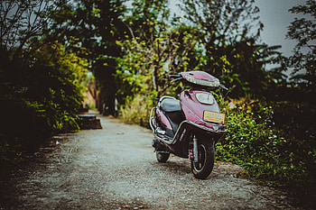 Motorcycles, Front View, Scooter, Moto, Moped HD wallpaper