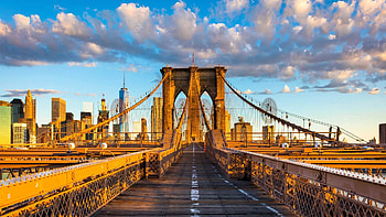 Brooklyn Bridge, Bing gallery, New York, Beautiful HD wallpaper