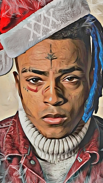 X*XTENTACION|CHRISTMAS, art, CHRISTMAS, NEW YEAR, RAPPER, BEST, ANIME HD phone wallpaper