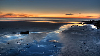 Sunset, sea, nature, amazing HD wallpaper