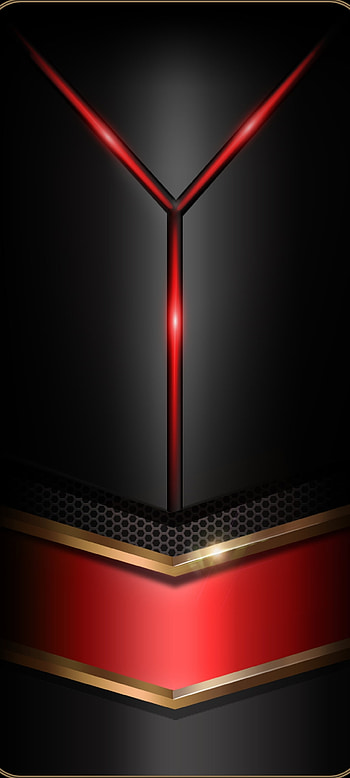 Dark red Metalink, ceiling, symbol, pastel, premium, metal HD phone wallpaper