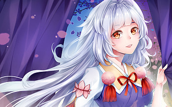 Kagura, Mobile Legends Bang Bang, portrait, Japanese manga, anime characters, Mobile Legends characters, Kagura Mobile Legends, creative art HD wallpaper