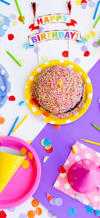 birtay , Party decorations, Cake celebrations, Joyous occasion HD phone wallpaper