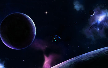 Spaceship, Sci Fi HD wallpaper