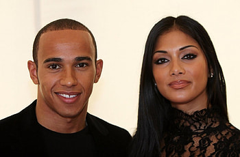 Nicole Scherzinger and Lewis Hamilton, nicole, lewis, hamilton, scherzinger HD wallpaper