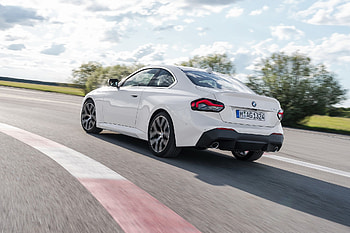 2022 BMW 2 Series, Coupe rear, Motortread, Three quarter HD wallpaper