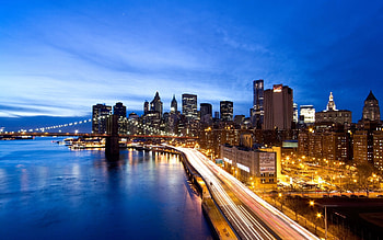 Landscape, Cities, Bridges HD wallpaper