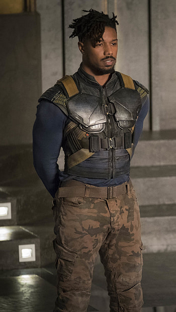 Michael B. Jordan, Movies, Black Panther HD phone wallpaper