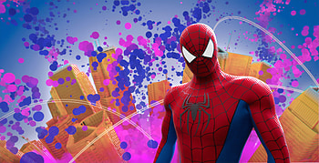 Spiderman Background Colorful, spiderman, superheroes, digital-art, artwork HD wallpaper