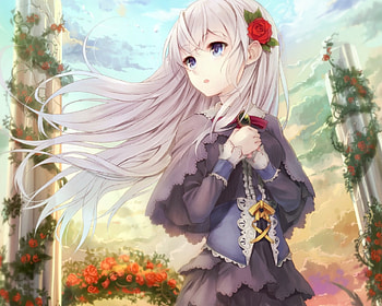 Sad Anime Girl, paradise, seagull, hammock, britney spears HD wallpaper