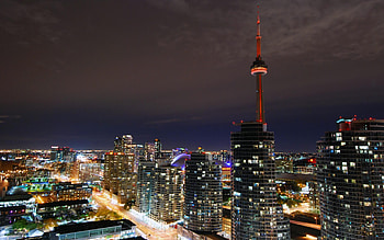 Toronto Skyline, , High quality, Toronto HD wallpaper