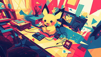 Pichu's Playful Vibes - Ultra, Pokemon, Pichu (Pokémon), Pikachu, video game, colorful HD wallpaper