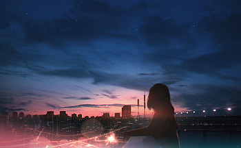 Anime Girl Not Goodbye , anime-girl, anime, artist, artwork, digital-art HD wallpaper