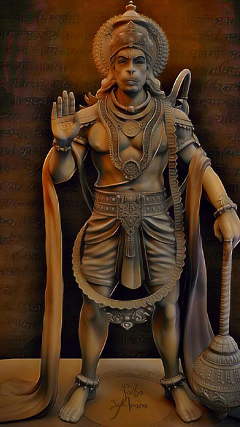 Hanuman, murti HD phone wallpaper