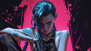 Jinx Lol Arcane, jinx-league-of-legends, league-of-legends, games, arcane, artist, artwork, digital-art HD wallpaper
