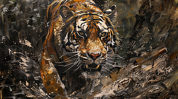 Majestic Bengal Tiger, bengal tiger HD wallpaper