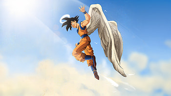 Goku Reversed, goku, anime, artwork, artist, digital-art, art, artstation HD wallpaper