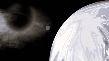 Imminent Collision, Sci Fi, planet HD wallpaper