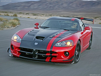 Dodge Viper SRT10-ACR, black, turn, red, stripy HD wallpaper
