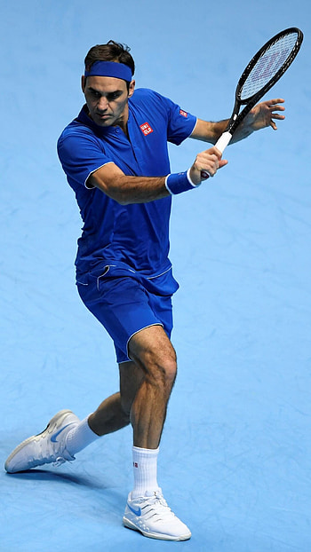 Roger Federer, Top-rated , Iconic athlete, Dynamic visuals HD phone wallpaper