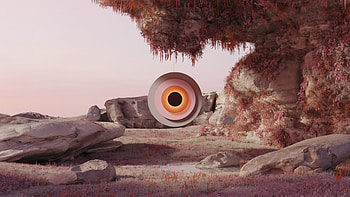 Ojo Lamp, artist, artwork, digital-art, behance HD wallpaper