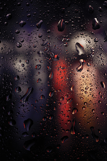 Drops, Macro, Spray, Blur, Smooth, Glass HD phone wallpaper