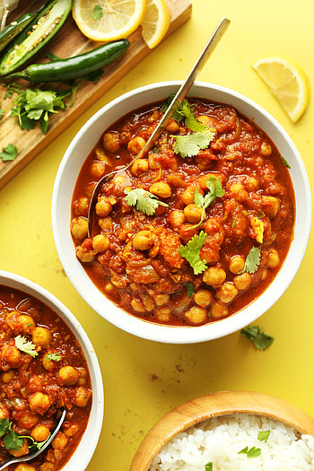 Easy chana masala, Minimalist baker HD phone wallpaper