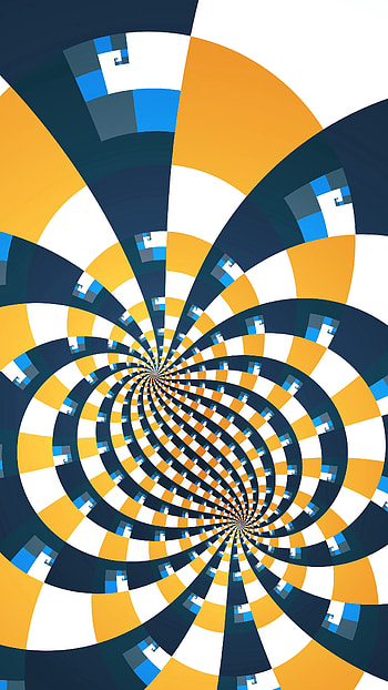 Fractal, lines, spiral, twisted HD phone wallpaper